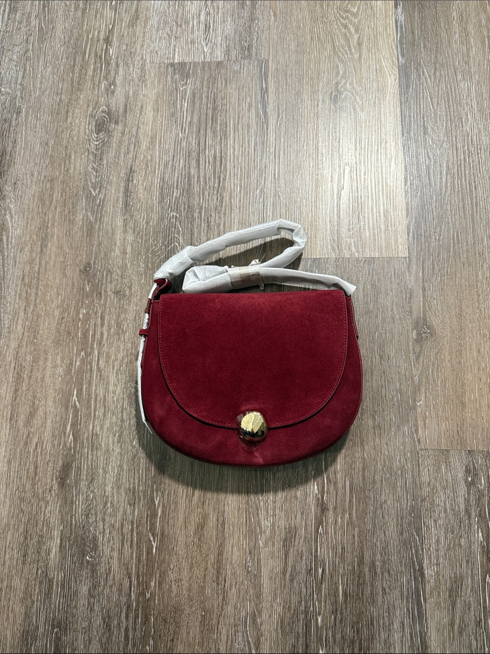 Madewell Dakota Saddle Bag burgundy